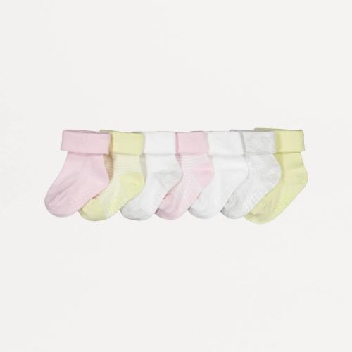 7 Pack Turn Over Top Socks - Kmart