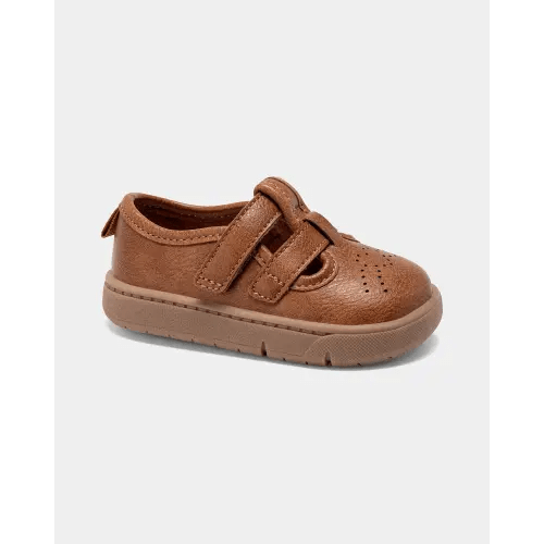 Baby Girl Every Step® First Walker Casual Shoes - Brown | Carter's