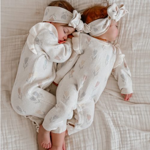 Luna + Luca Tulip Jacquard Jumpsuit