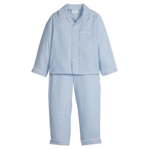 Classic Pajama Set - Light Blue Gingham
