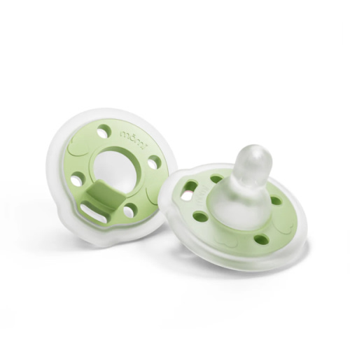 momi pacifier 2-set - pistachio