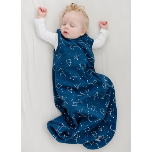 Woolino Classic Baby Sleeping Bag, Cotton, Night Sky