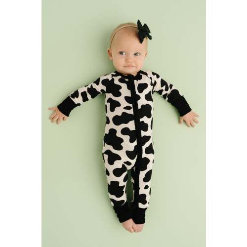 Classic Cow Bamboo Sleeper