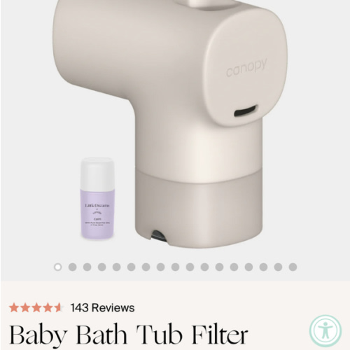 Canopy Bath Tub Filter | Water Filter for Bath Tub - Canopy