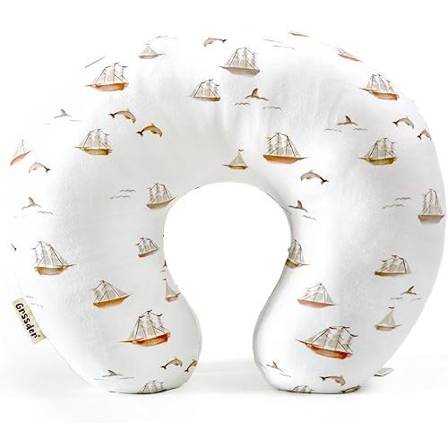 GRSSDER Nursing Pillow Cover, Sailboat