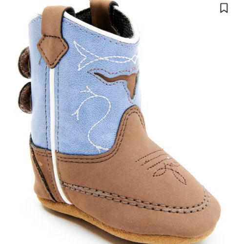 Size 1D Boot Barn Infant Boys' Longhorn Poppet Boots- Round Toe