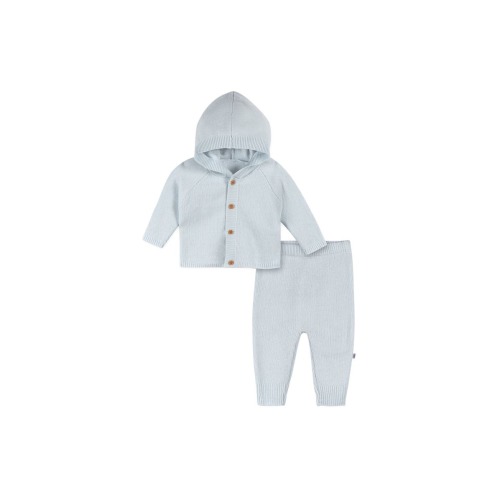 Blue Sweater Knit 2-Piece Set, 3-6M
