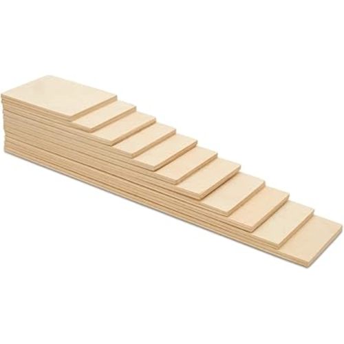 Wooden Rainbow Building Boards, 1 Set of 11 DIY Rainbow Slats for Open-Ended Play and Skill-Building, by Woodpeckers