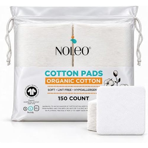 Cotton Rounds & Pads (150 Count (Pack of 1), Large & Pressed)