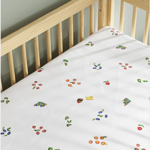 Very Hungry Caterpillar Crib Sheet Set | Eric Carle x Nestig