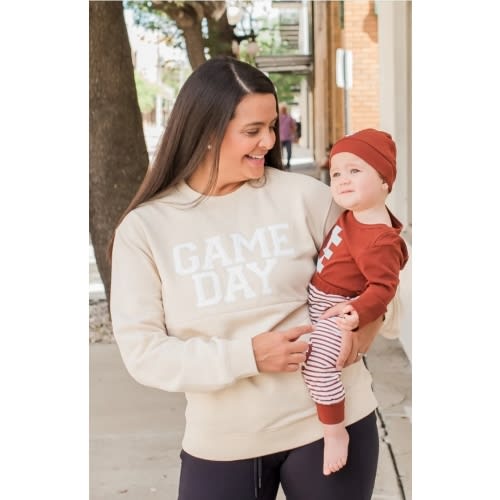 Game Day Nursing Sweatshirt- Tan – Nursing Queen