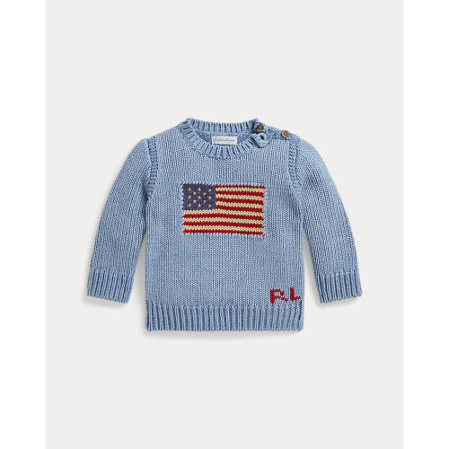 Heathered Iconic Flag Sweater