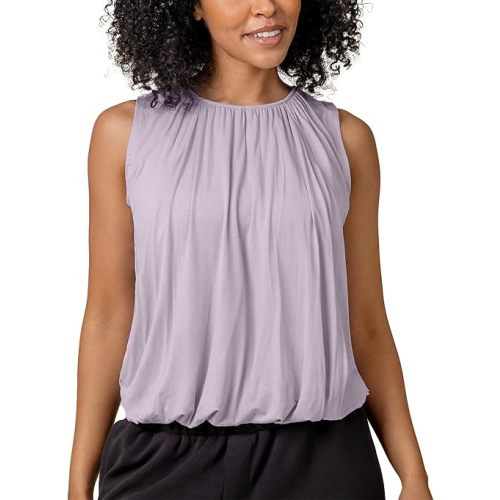 Kindred Bravely Piper Bubble Hem Nursing Tank | Breastfeeding & Pumping Shirt