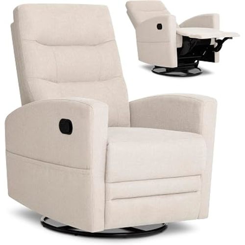 Dream On Me Chatham Deluxe Nursery Glider Recliner, Vanilla Oat
