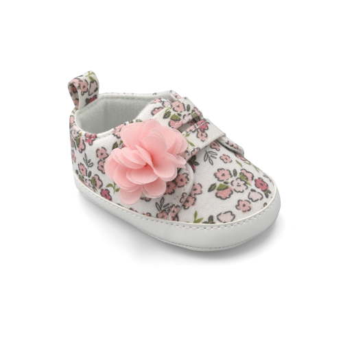 Carter's Child of Mine Infant Girl Low Top Plume Sneaker, (0-3) - (3-6) Months