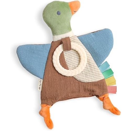 Itzy Ritzy - Bitzy Crinkle Sensory Toy for Babies & Toddlers (Mallard)