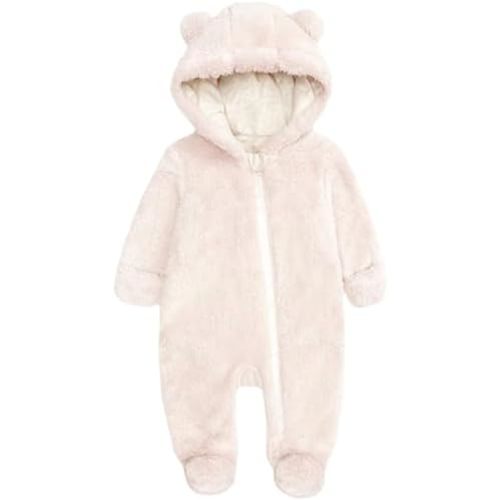 Newborn Baby Romper Fleece Jumpsuit