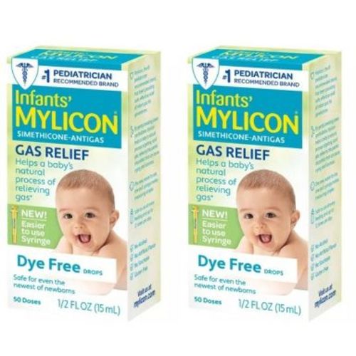 Mylicon 2 Pack/0.5 fl oz Infants Gas Relief Drops Dye Free