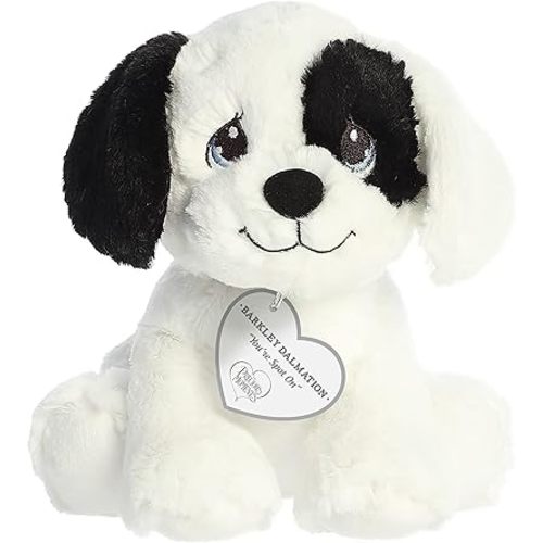 Aurora® Inspirational Precious Moments™ Barkley Dalmatian Stuffed Animal - Cherished Memories - Enduring Comfort - White 8.5 Inches