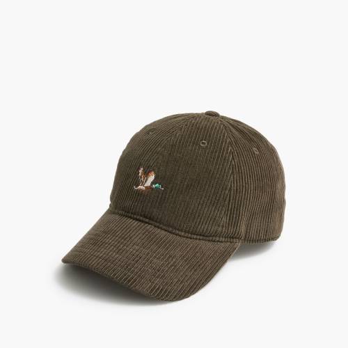 Boys' corduroy critter baseball hat
