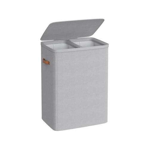 SONGMICS Laundry Basket, 44.9 Gal. Laundry Hamper, 2 Compartments, - TikTok Shop