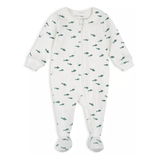 FIRSTS by petit lem
Boys' Little Fishies Sleeper Footie - Baby