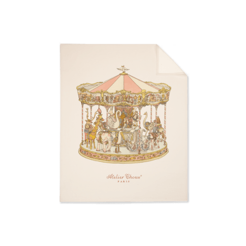 Cashmere Blanket - Carousel 100 x 80 cm (39″ x 31.5″)