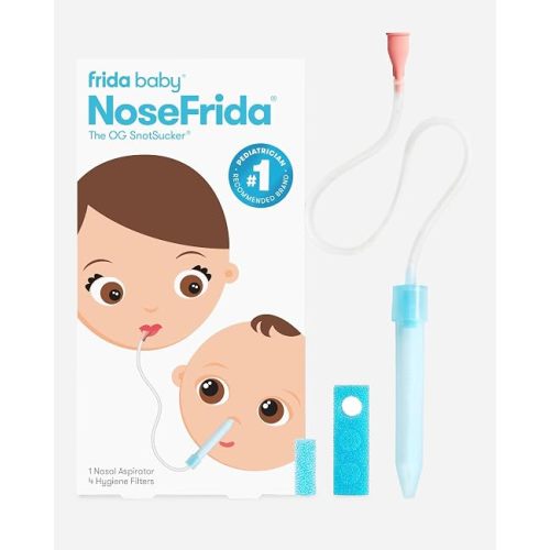 Frida Baby NoseFrida SnotSucker Nasal Aspirator for Baby, 4 Hygiene Filters