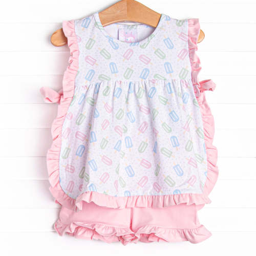 Sweet Spring Treat Short Set, Pink – Stitchy Fish
