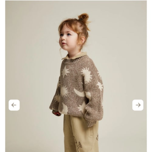Cozmo Mushroom Moon Star Sweater