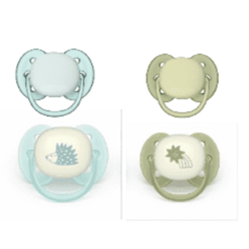 Philips Avent ultra soft Pacifier 0-6m, day / night, SCF094/09