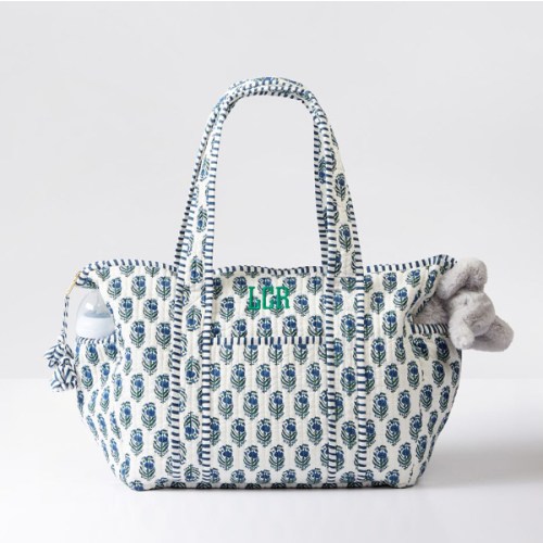 Block Print Diaper Bag