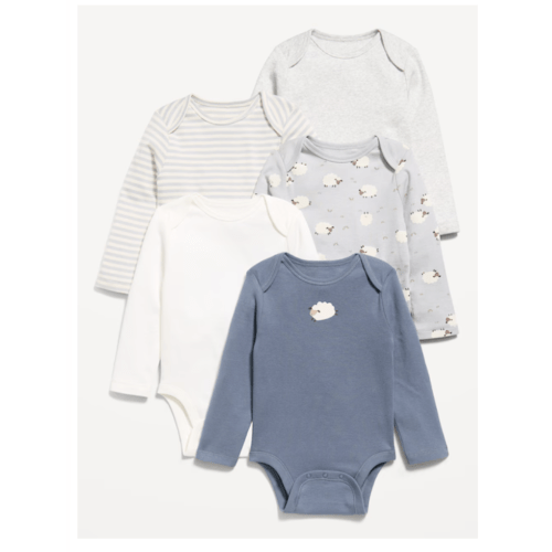 Long-Sleeve Bodysuit 5-Pack for Baby
0-3 month