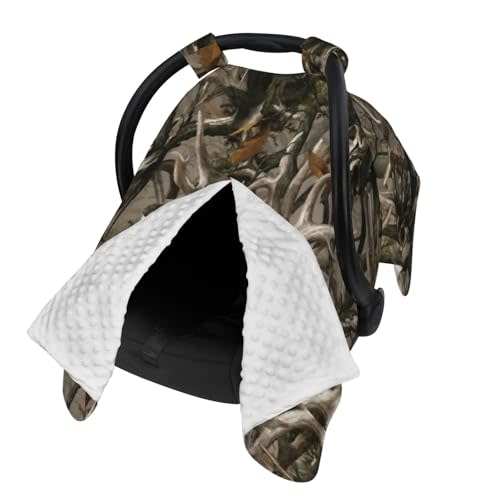 Boneyard Legends Camouflage Baby Car Seat Canopy Cover, Nursing Cover for Newborn, Western Baby Stuff Stroller Cover for All Seasons