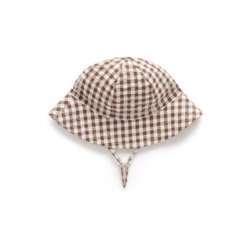 Gingham Sun Hat