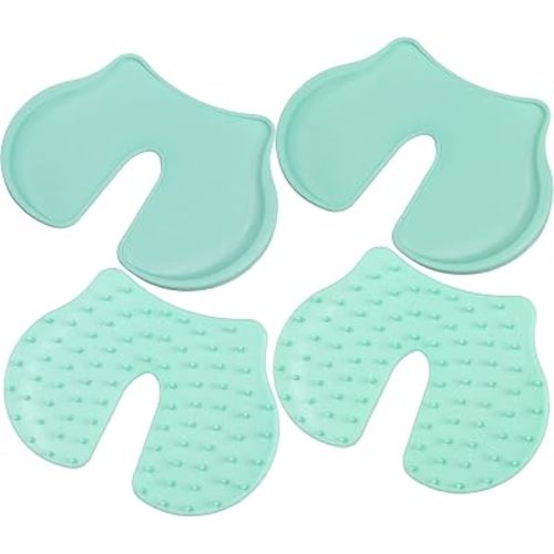 4Pcs Shot Pain Reducer Set,Shot Helper Pain Blocker Device,Reusable Shot Pain Blocker Device, Lightweight Immunization Shot Blocker for Kids and Adults(Light Green)