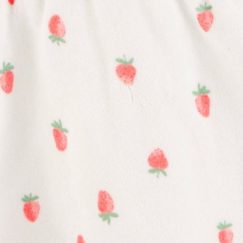 Carter's Just One You®️ Baby Strawberry Robe - Pink: Midweight Terry Bath Wrap, Cotton-Polyester Blend, Machine Washable