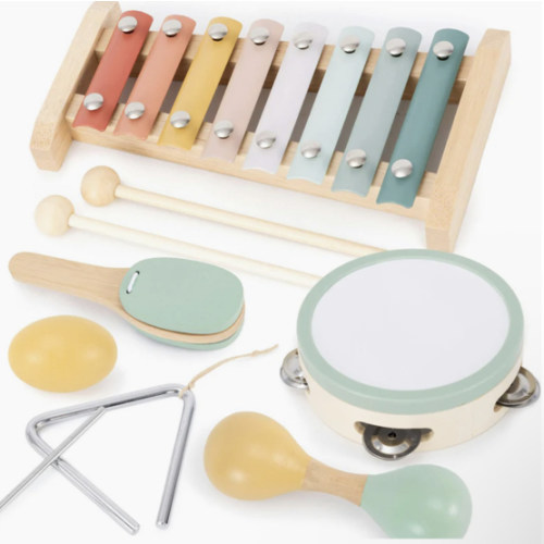 Fun Musical Instruments for Toddlers - Wooden Montessori Toy Gift for – Maisonette