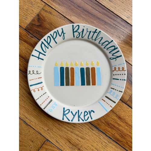 happy birthday plate