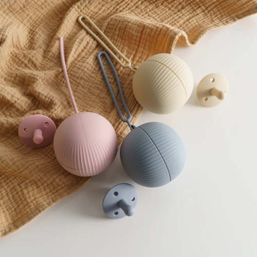 Soft Silicone Infant Portable Pacifier Holder