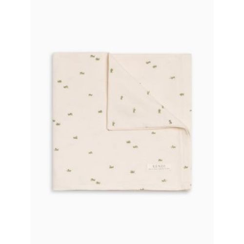 Swaddle Blanket - Grasshopper / Fern + Mint