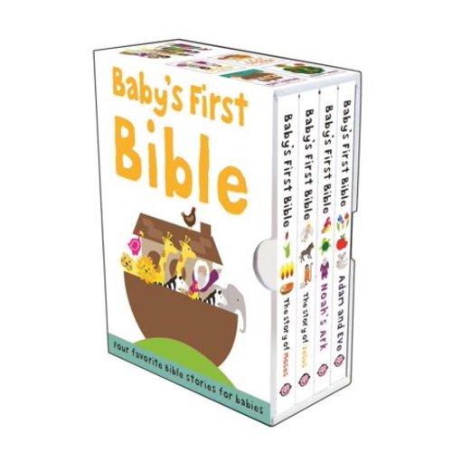 Baby's First Bible Boxed Set : The Story of Moses, The Story of Jesus, Noah's Ark, and Adam and Eve