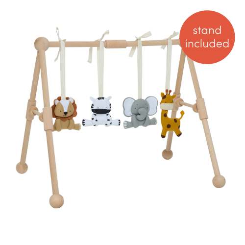 BUNDLE Frame & Activity Gym Toy Set - Safari