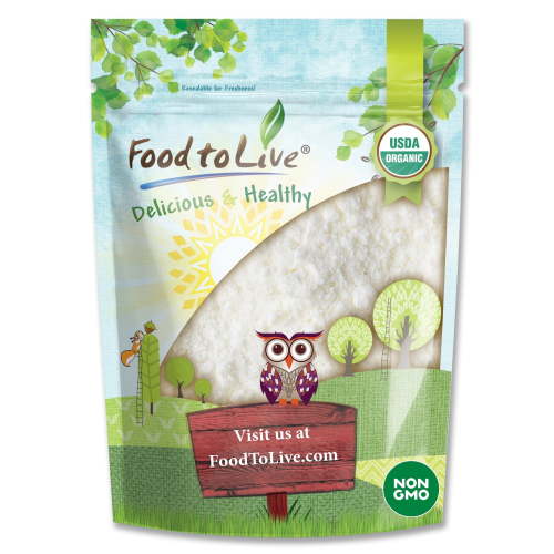 Organic Coconut Milk Powder, 2 Pounds — Non-GMO, Vegan, Raw — by Food to Live