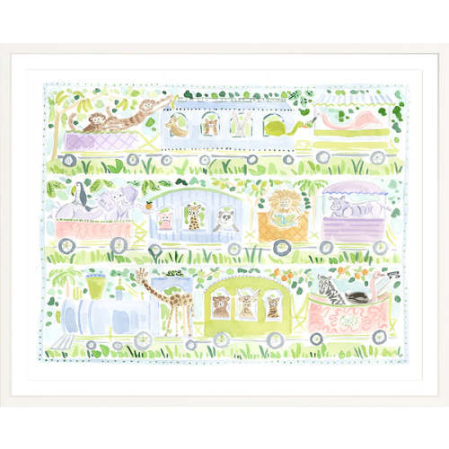The "Safari Train" Fine Art Print
