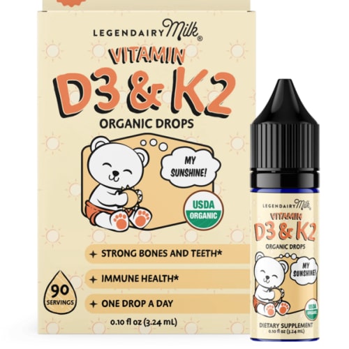 Organic Baby and Toddler D3&K2 Drops – Legendairy Milk