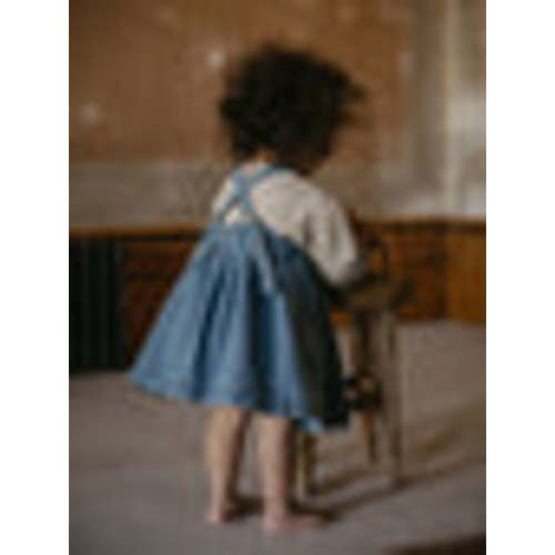 The Oversized Denim Pinafore Baby – The Simple Folk