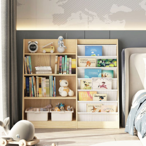 Latitude Run® Maggiorina Kids Standard Bookcase, Storage Book Rack, Organizer Cabinet, Book Display & Reviews | Wayfair