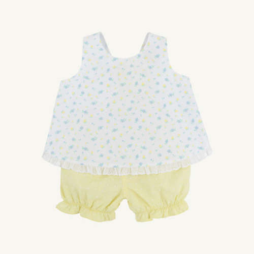 Susy Swing Top Set - Dunwoody Daisy with York Yellow Dallas Dot