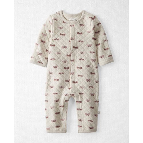 Baby Organic Cotton Quilted Double Knit Butterfly Jumpsuit - Little Planet | Carter's